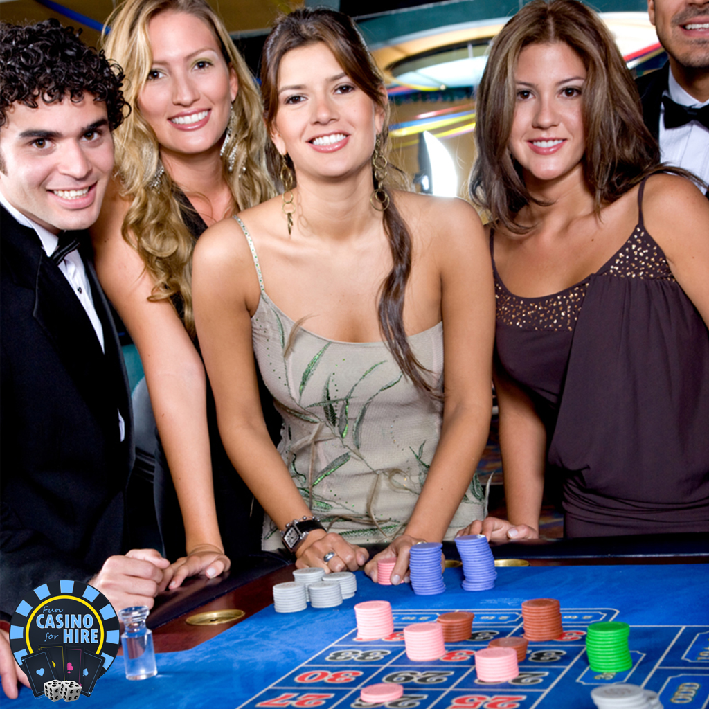 Charity fun casino hire at the roulette table